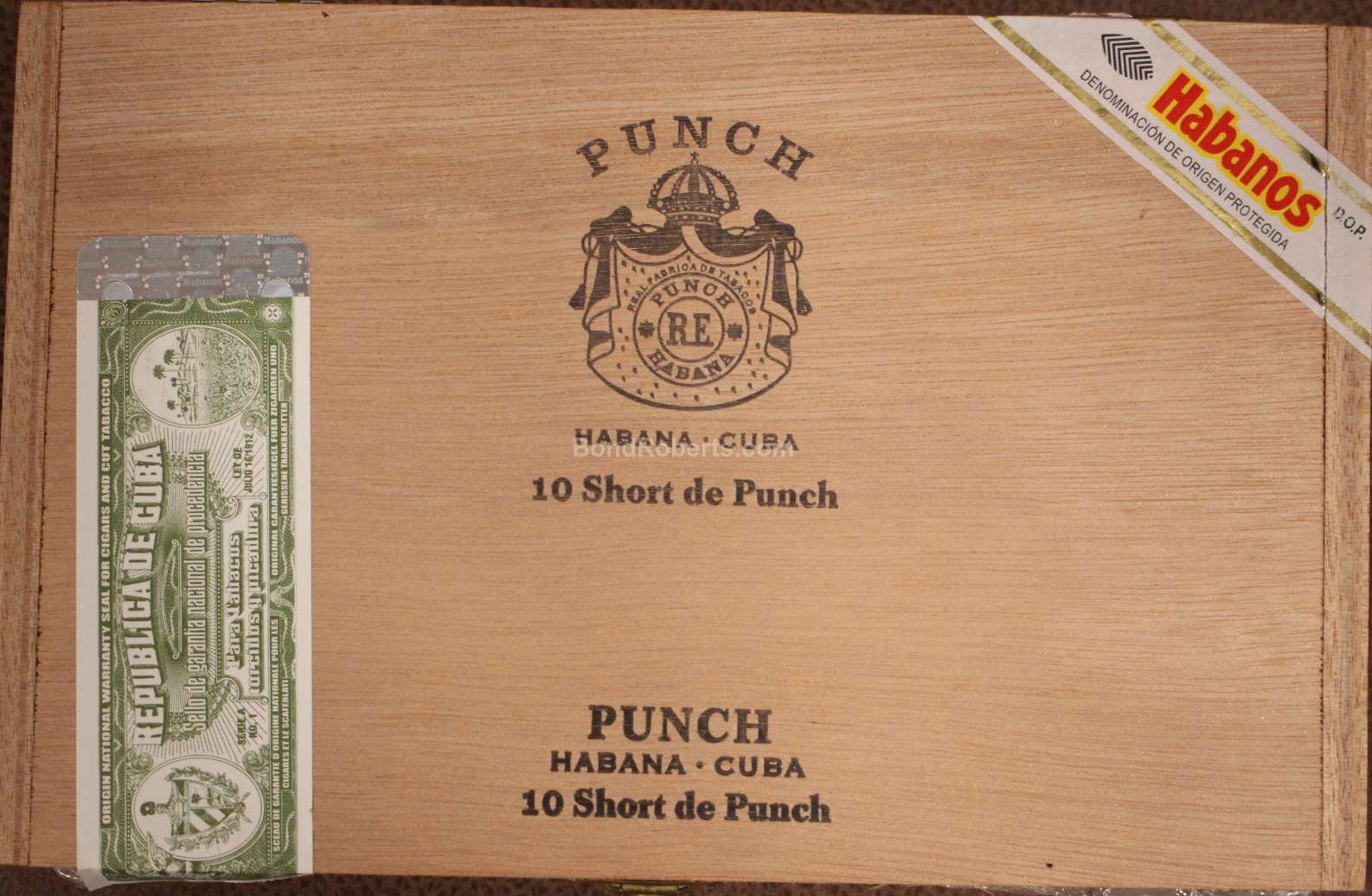 Punch Short de Punch 2019 Semi boîte nature box of 10 cigars 12390