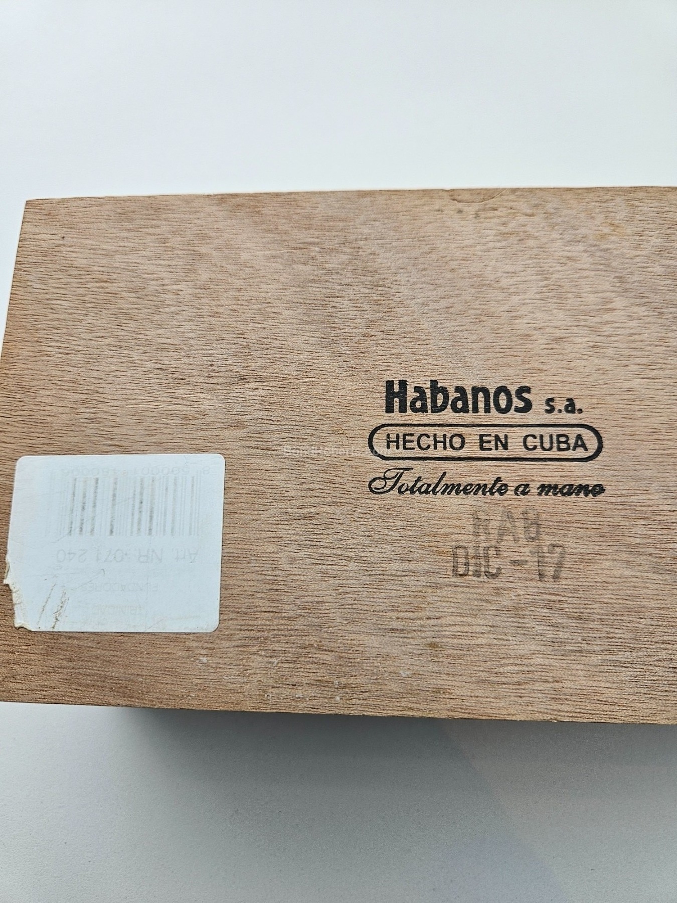 Trinidad Fundadores 2017 Semi Boite Nature Box of 24 cigars 26401