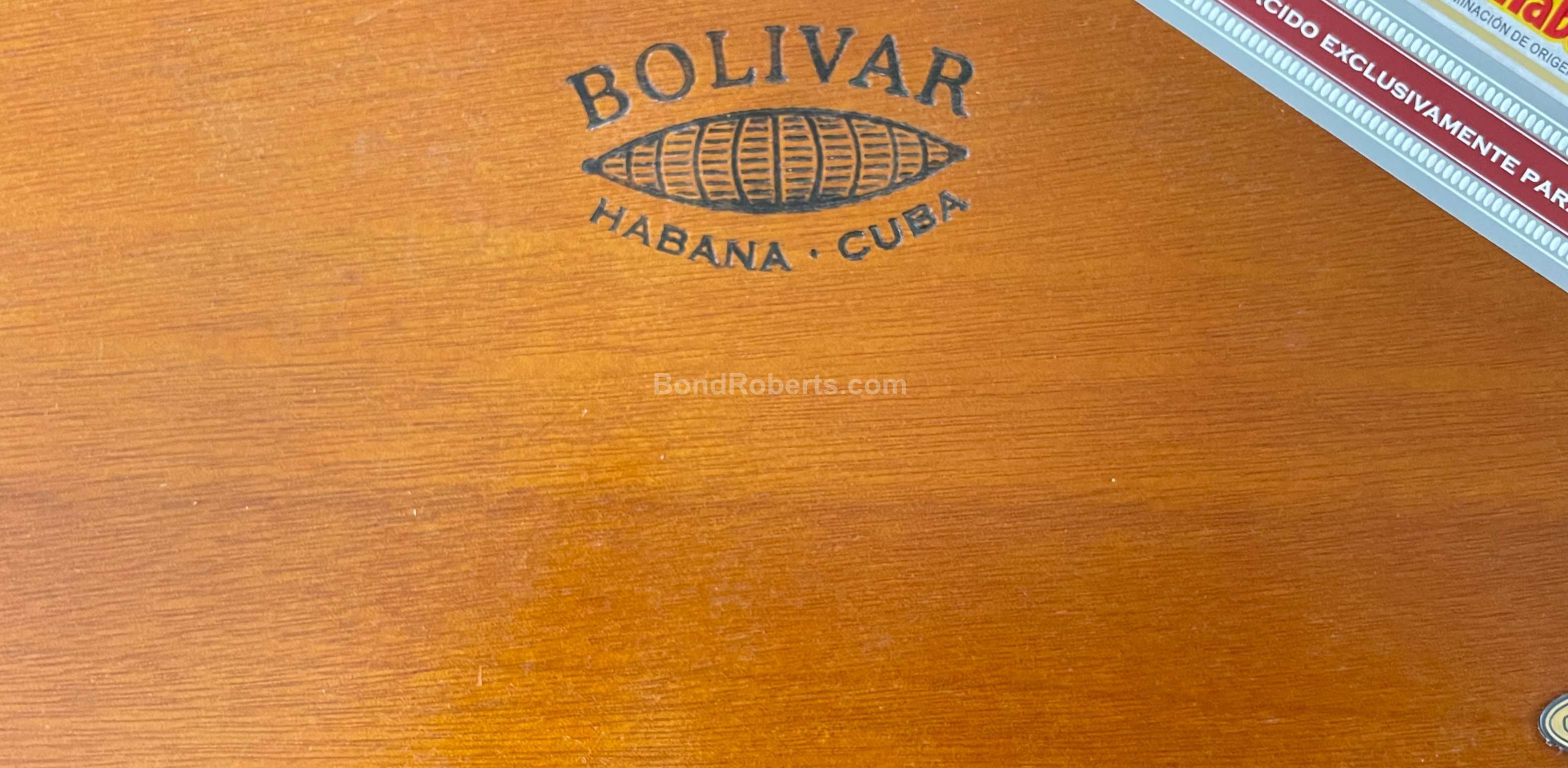 Bolívar Byblos Edición Regional Líbano 2016 Varnished semi boîte nature box of 25 ci 13332