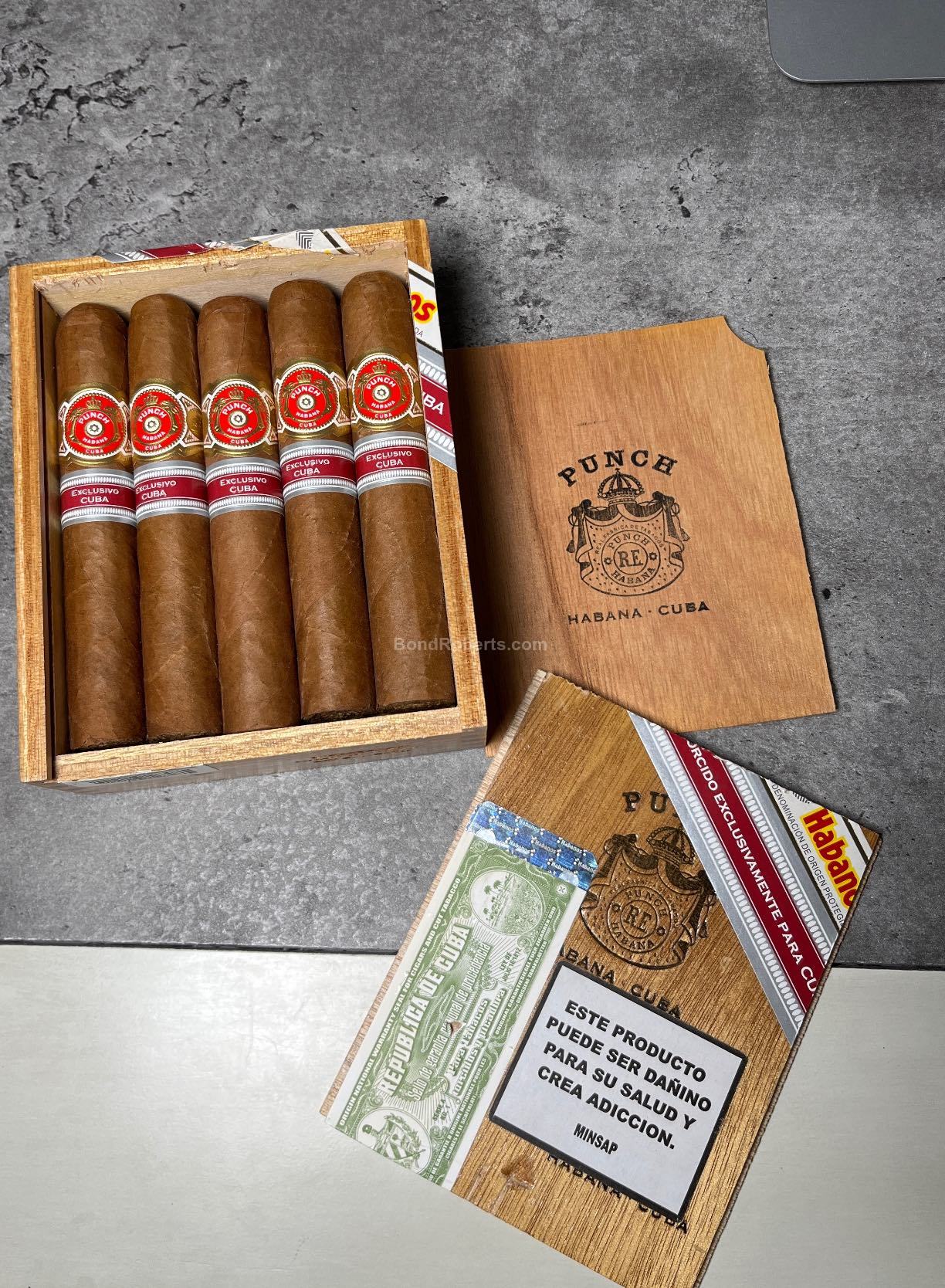 Punch La Isla Edición Regional Cuba 2018 Numbered slide lid box of 10