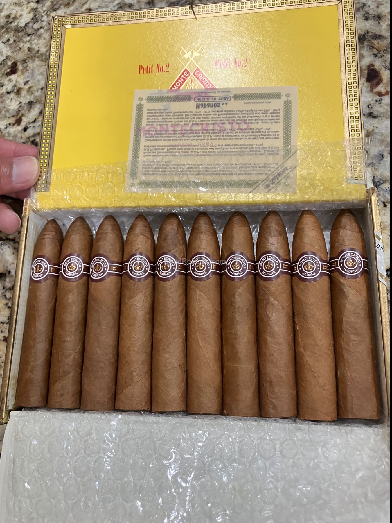 Montecristo Petit No. 2 2013 Dress Box of 10 cigars 42886