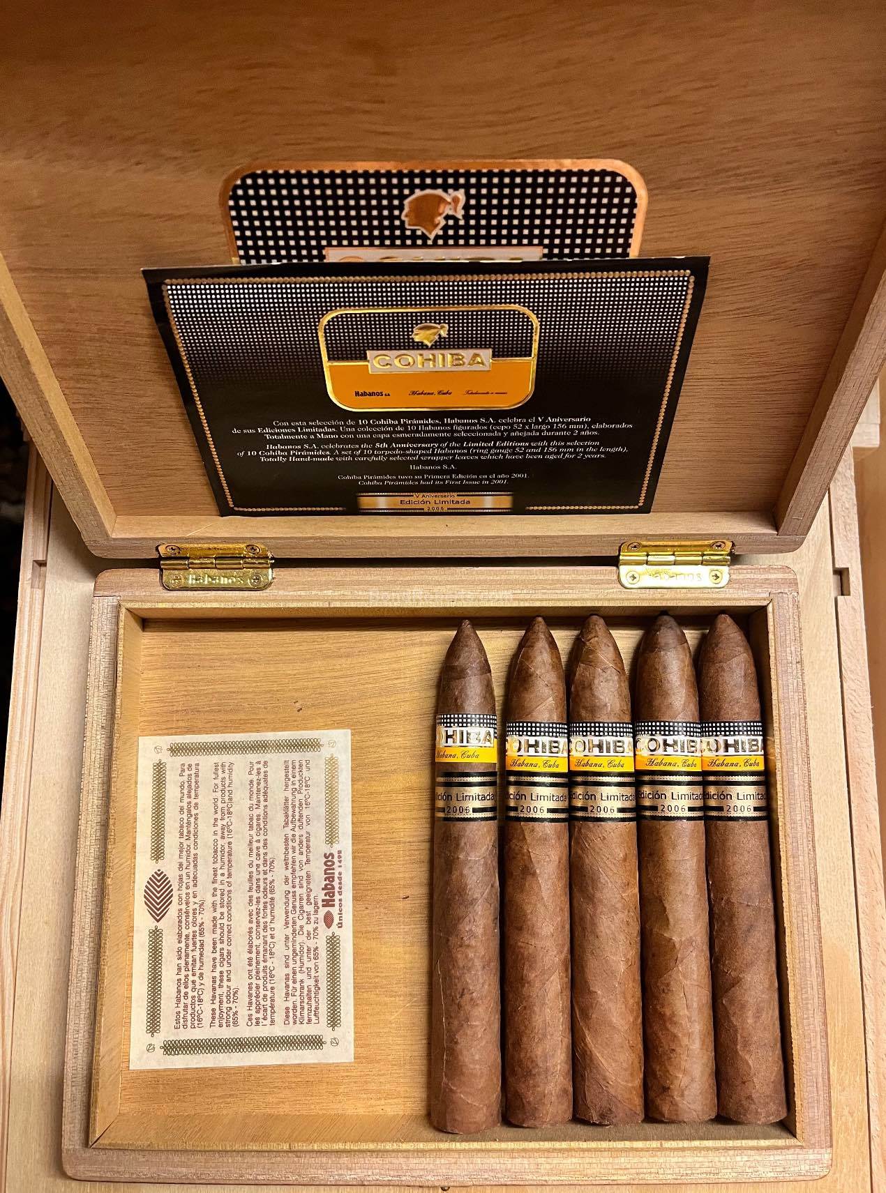 COHIBA様 Cohiba Piramides Limited Edition 2006 – La Casa Del Habano
