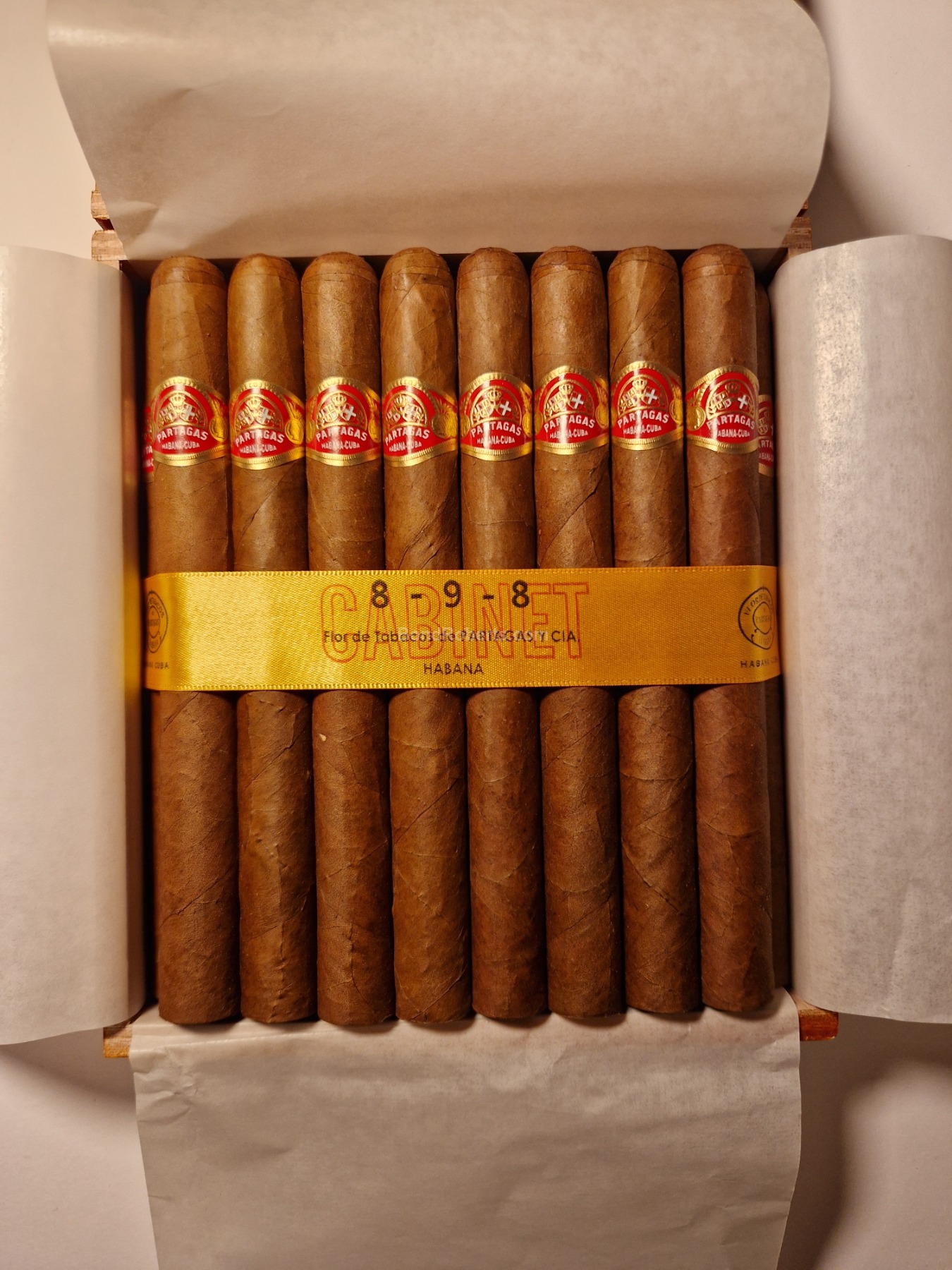 Partagás 8-9-8 1998 Varnished 8-9-8 Box Of 25 Cigars 14631