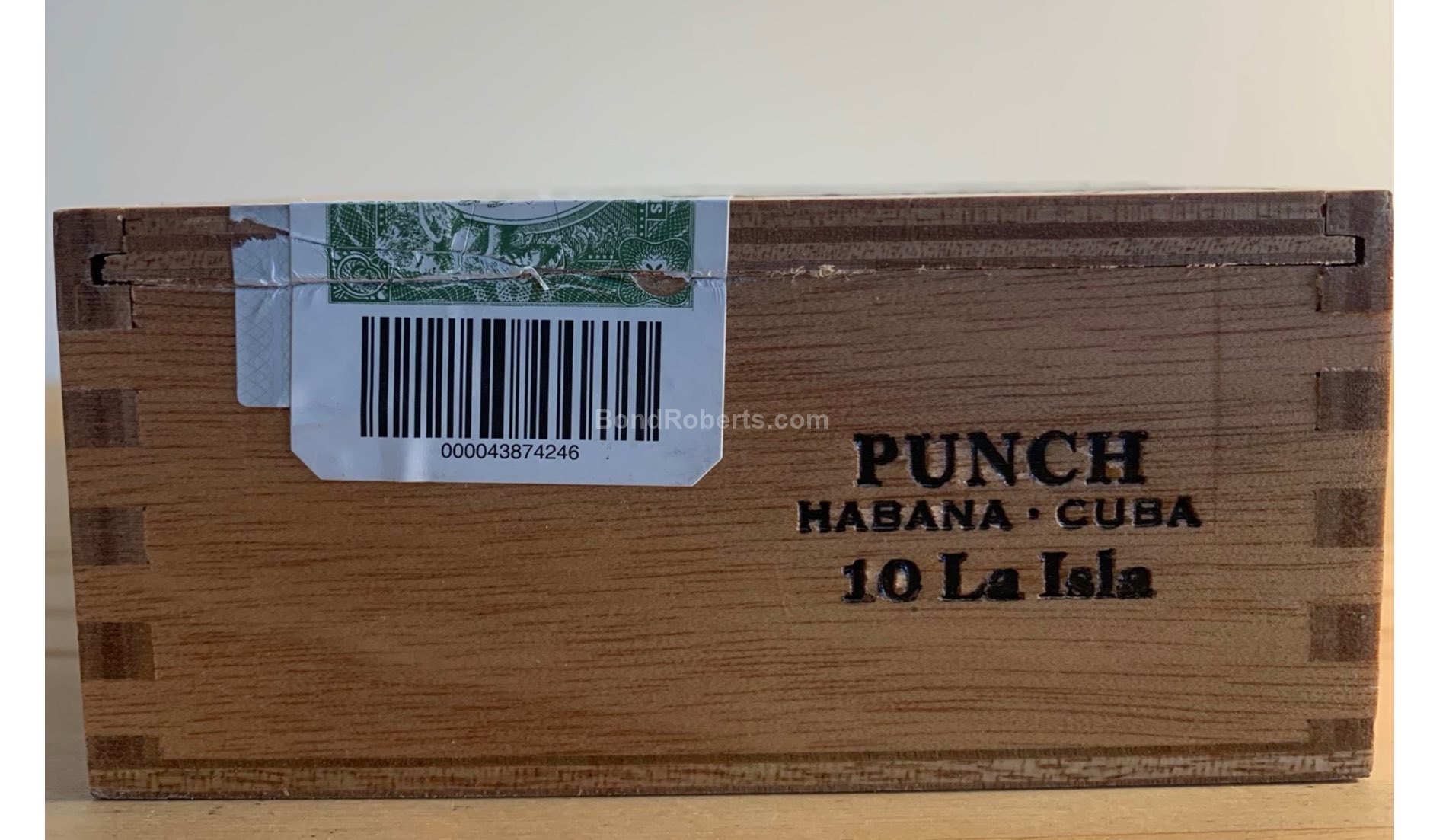 Punch La Isla Edición Regional Cuba 2018 Numbered slide lid box of 10