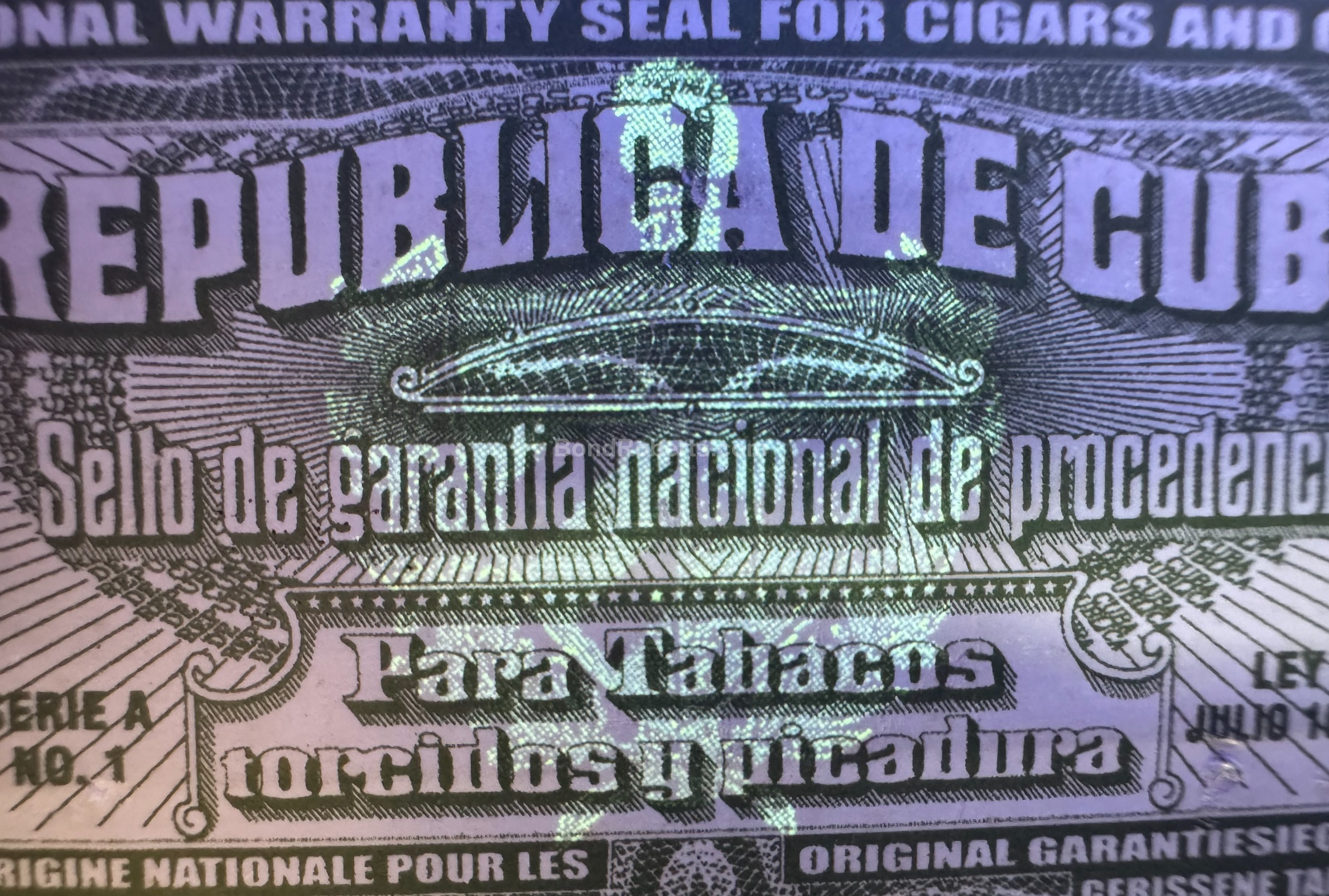 Trinidad Robustos Extra 2010 5 x Cardboard Pack of 3 cigars