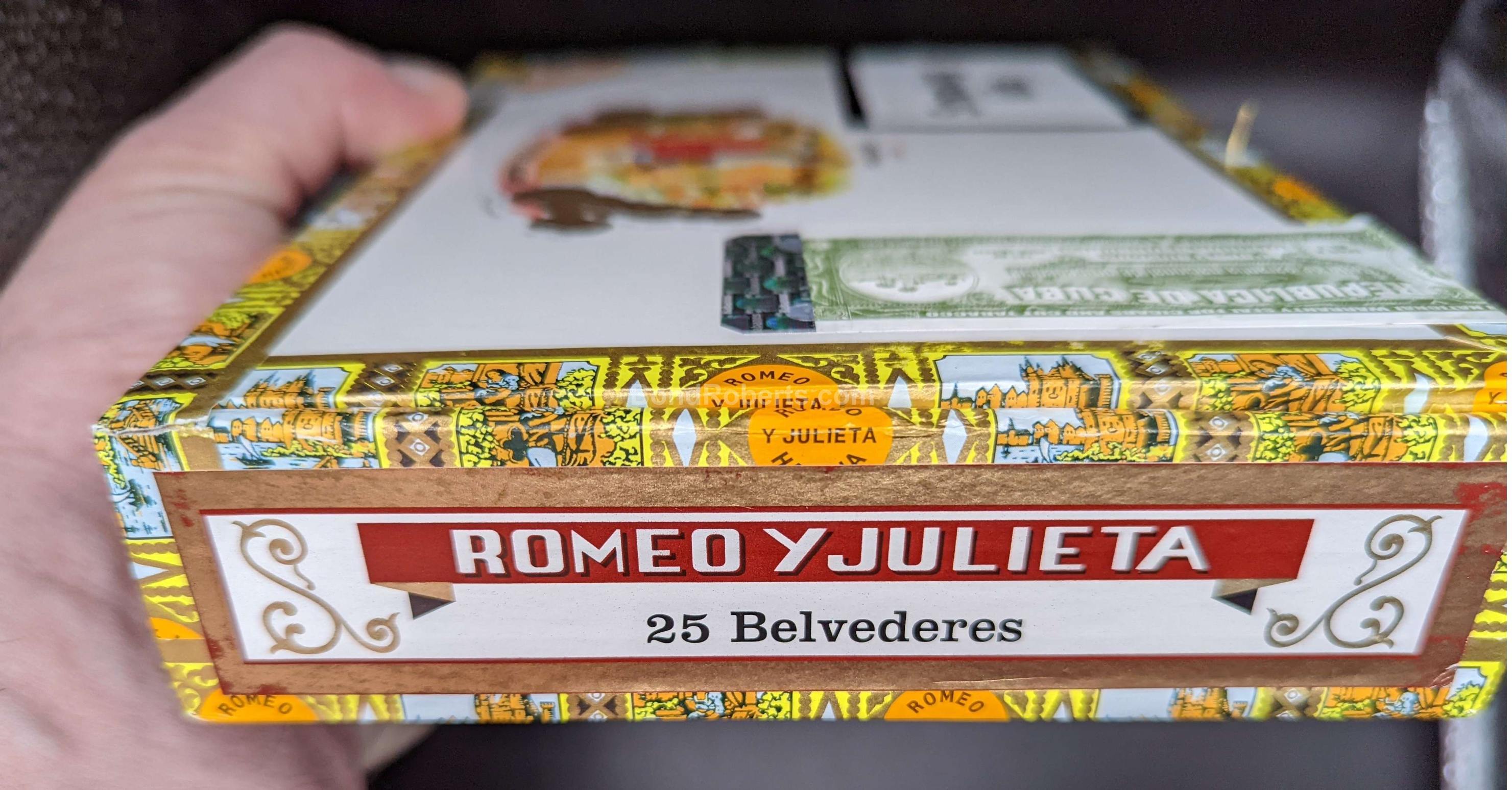 Romeo y Julieta Belvederes 2018 Dress Box of 25 cigars 8792