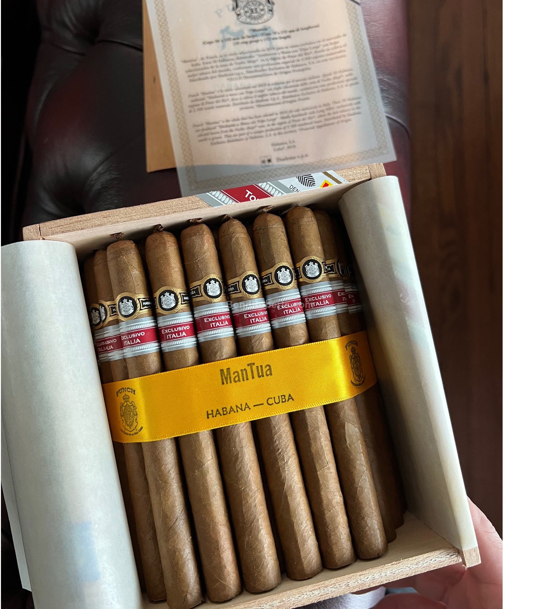 Punch Mantua Edición Regional Italia 2019 Numbered slide lid box of 50