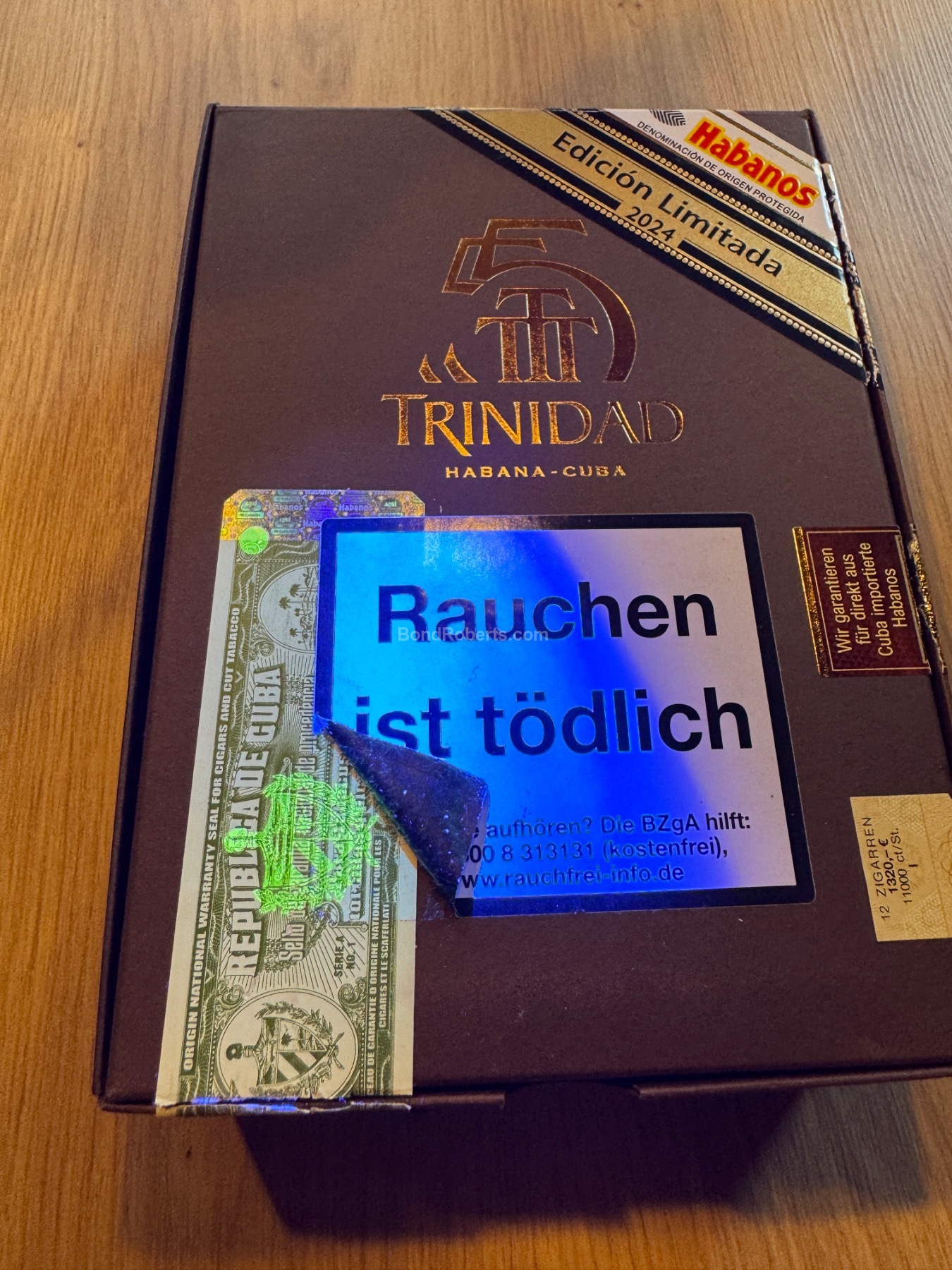 TRiNiDAD  Roman Type4 Limited Model おまけ付 Trinidad Cabildos Edición Limitada 2024 Luxury slide lid box